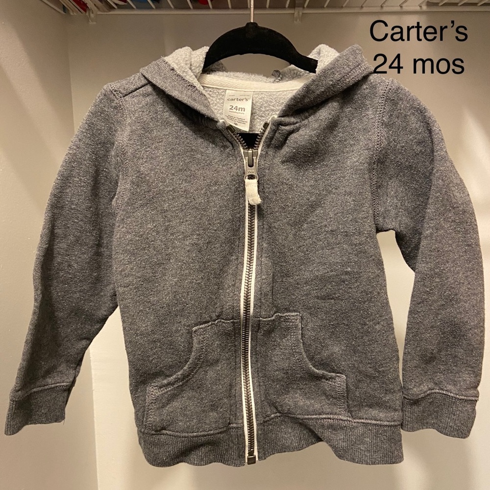 Grey Toddler boys hoodie